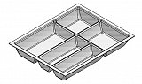 příborník AGO LINEA 490x390mm šedý do skříňky 45cm