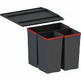 FRANKE odpadkový koš Easysort 450-1-2 1×14,5l, 2×7,5l