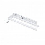 Výsuvný věšák na útěrky 310mm, 2 ramena, bílý