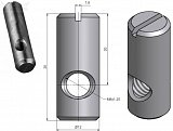 příčný váleček asymetrický M6x10x20/14