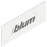 BLUM Krytka bočnice antaro bílá s nápisem BLUM