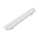 Koncovka bílá 150mm