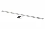 AXIS PRO čelní kování pro sklo s lištou H=84mm, 1200mm, ČERNÁ