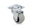 Kolečko nábytkové otočné pr.38mm gumové