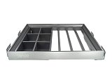 SYMPHONY Výsuvný věšák na kalhoty s organizérem WB-664-600 P35 - ANTRACIT