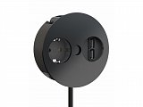 Elektro zásuvka Bachmann Twist 2x USB nabíječka 1x 230V matná černá DOPRODEJ 2026