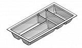 příborník AGO LINEA 490x290mm šedý do skříňky 30cm