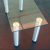 HAFELE Adaptér stolové nohy na sklo 60mm se závitem M10 x 41 mm