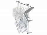 Skrytý roh GEP drátěný s BL 900x510mm pravý 