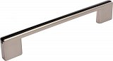 úchytka 2170-168 ZN21A3 nikl jemně broušený, černá 128/160mm