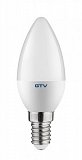 LED žárovka C30 E14 6W 3000k - teplá bílá