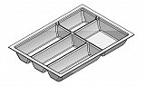 příborník AGO LINEA 490x340mm šedý do skříňky 40cm