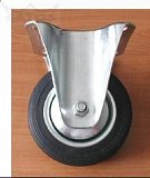 kolečko zátěžové gumové pr.125mm pevné s plot 100kg