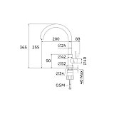 baterie TEKA s vysokým ramínkem UNI 9310 BK