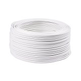 Kabel pro LED dvoužílový plochý 2x0,75mm bílý
