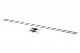 AXIS PRO čelní kování pro sklo s lištou H=168mm, 1200mm, BÍLÁ
