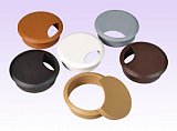 průchodka kabelová plast pr. 70mm třešeň tmavá