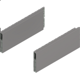 BLUM MERIVOBOX BOXCAP, 550mm, výška E, P+L, indium šedá mat