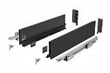 Zásuvka AXIS PRO PUSH-TO-OPEN 400/120mm B2 černá