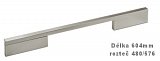 úchytka 2110 Zn21 Nikl broušený 480/576mm