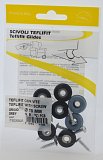 PRACTICAL WAY teflon+šroub pr. 19 šedá - 8ks platíčko 
