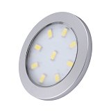 LED bodovka, 12V DC, 3W,AL, D=60mm,H=6mm, 6000°K