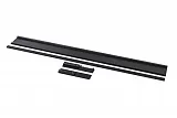 AXIS PRO čelní kování s lištou H=200mm, (panel 1200mm+reling+čelní kování), ČERNÁ