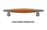 Úchytka US 6206/128mm buk/Nikl matný