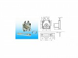 zámek ARMSTRONG 509-22 CHROM s háčky 