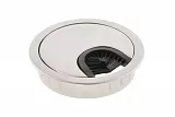 kabelová průchodka kulatá 60mm kov Ni - matný