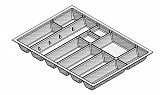 příborník AGO LINEA 490x640mm černý do skříňky 70cm
