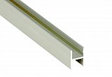 GEP H-profil tenký Al, 10mm, 280cm, HLINÍK