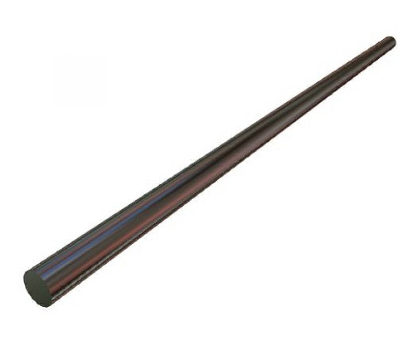 Šatní tyč KULATÁ pr.25x0,7/908mm bílá