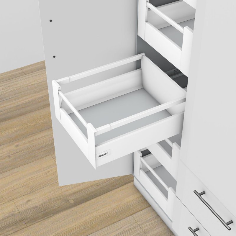 BLUM X ANTARO 550 K/D bílá 30kg bočnice K+D záda, KOMPLET