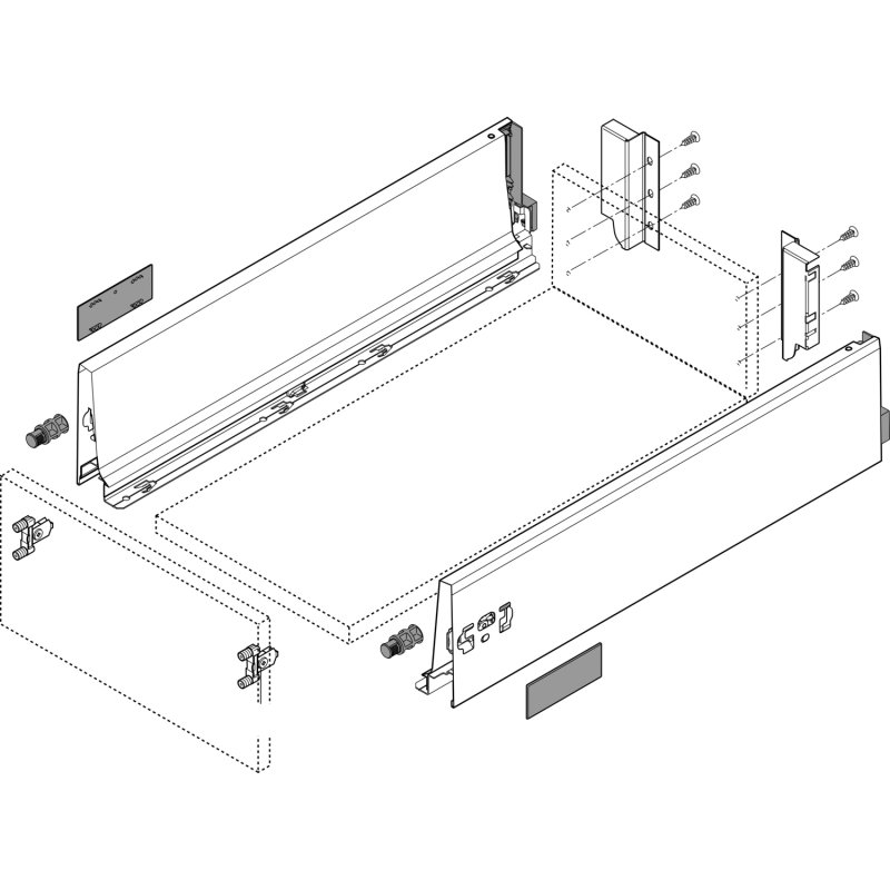 BLUM X ANTARO 400 K šedý 30kg, KOMPLET