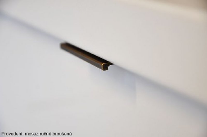 úchytka 2446-145 ZN21 nikl jemně broušený